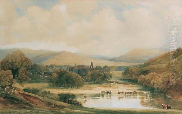 Bolton Abbey, Yorkshire Oil Painting by Peter de Wint