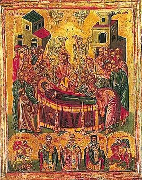 The Dormition of the Virgin Oil Painting by Unknown Painter