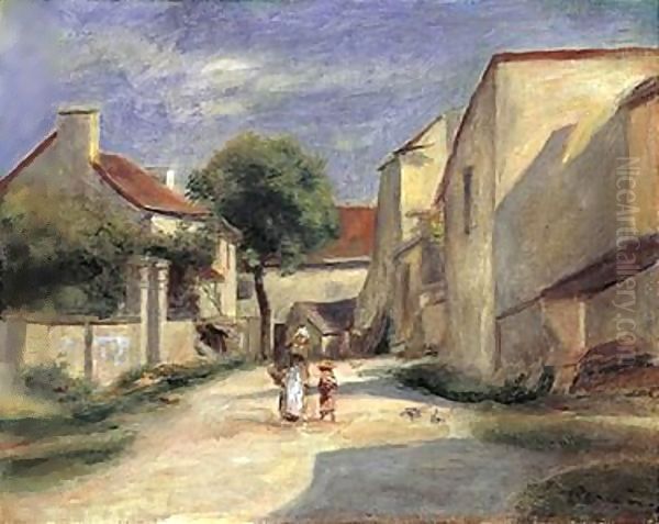 Le Village Oil Painting by Pierre Auguste Renoir