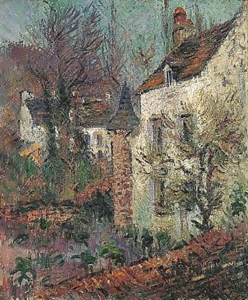 La Maison Du Juge A Oil Painting by Gustave Loiseau