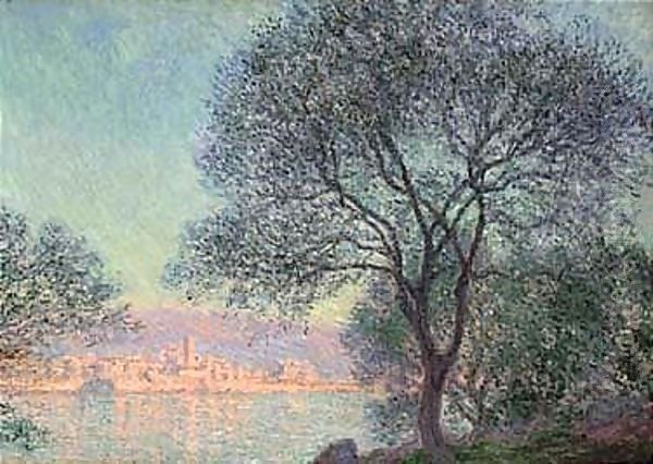 Antibes vue de la salis Oil Painting by Claude Oscar Monet