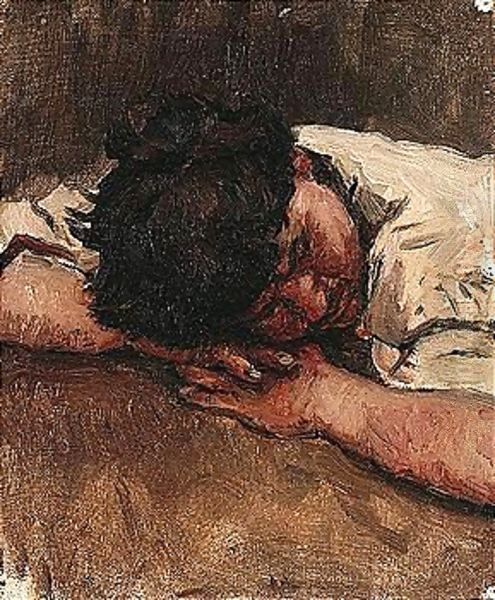 Untitled Oil Painting by Vasilij Ivanovic Surikov