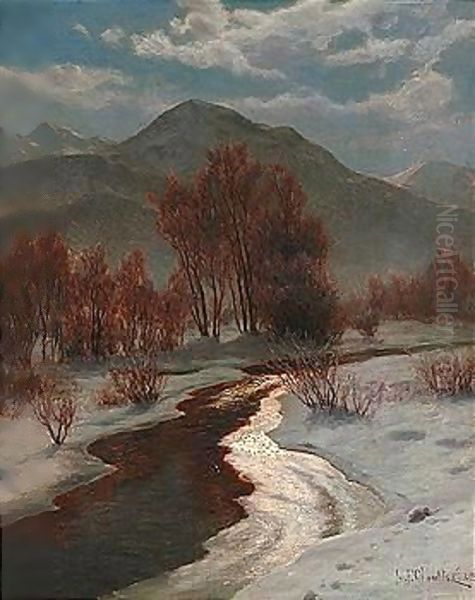 The spirit of winter Oil Painting by Ivan Fedorovich Choultse