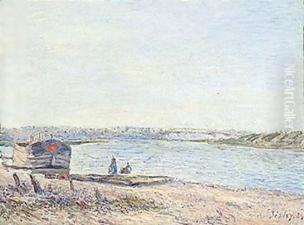 Untitled Oil Painting by Alfred Sisley