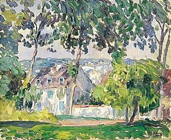 Maison A Travers Les Arbres Oil Painting by Henri Lebasque