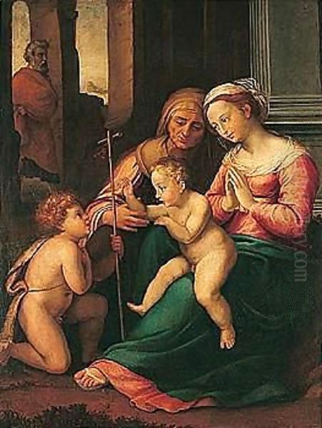 The madonna of divine love Oil Painting by Raphael (Raffaello Sanzio of Urbino)