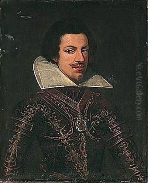 Portrait of vittorio amadeo i, duke of savoy (1587-1637) Oil Painting by Giovanna Garzoni