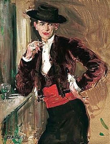 The Matador Oil Painting by Francis Campbell Boileau Cadell