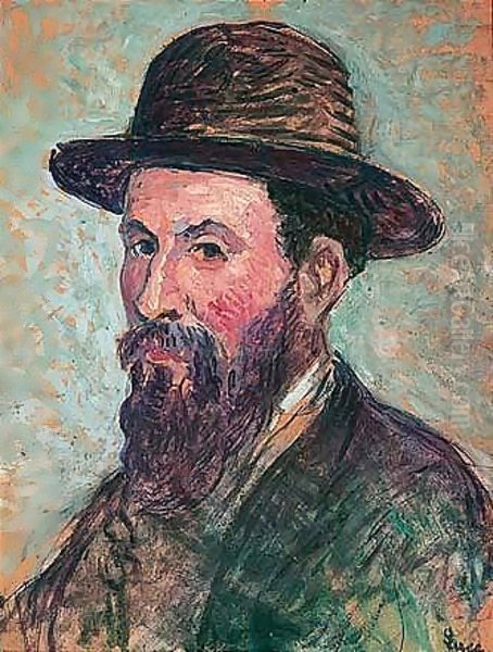 Portrait D'Homme Oil Painting by Maximilien Luce