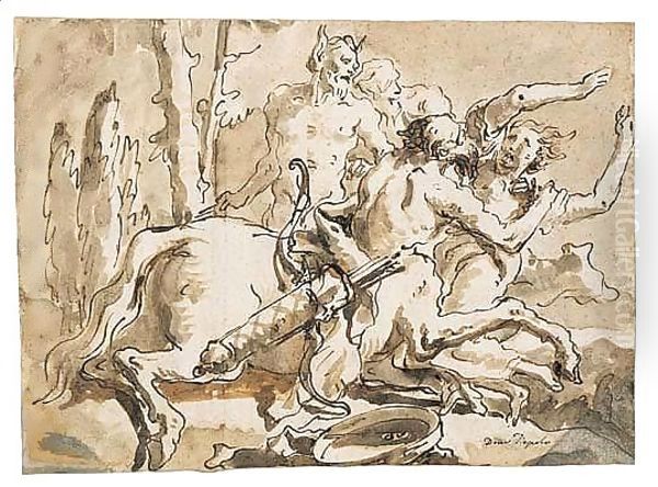 Untitled Oil Painting by Giovanni Domenico Tiepolo