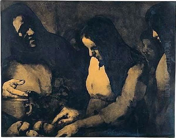 Untitled 2 Oil Painting by Theodule Augustine Ribot