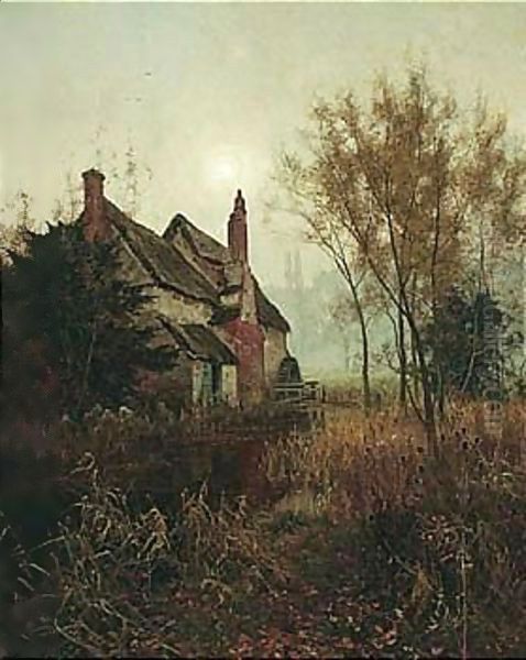 Reposing In Decay Serene Oil Painting by Edward Wilkins Waite