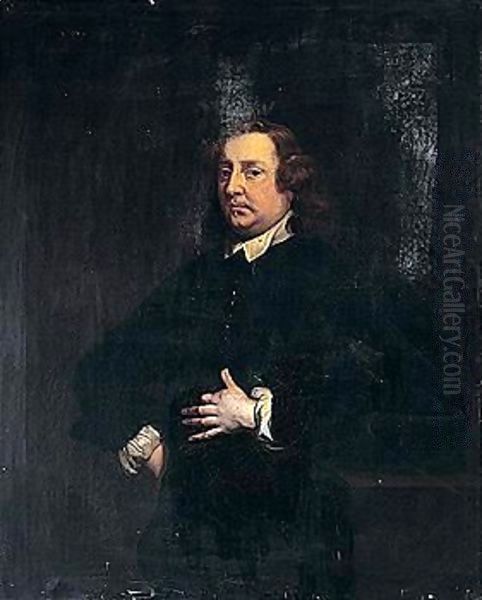 Portrait Of Colonel Fettiplace Oil Painting by Sir Peter Lely