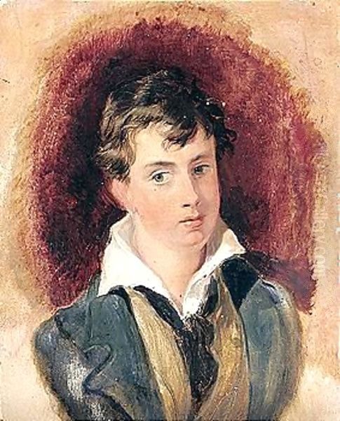 Portrait Of Lord Cosmo Russell When A Boy Oil Painting by Sir Edwin Henry Landseer