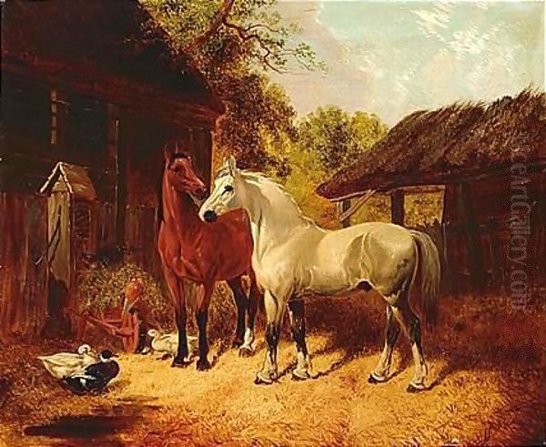 Untitled Oil Painting by John Frederick Herring Snr