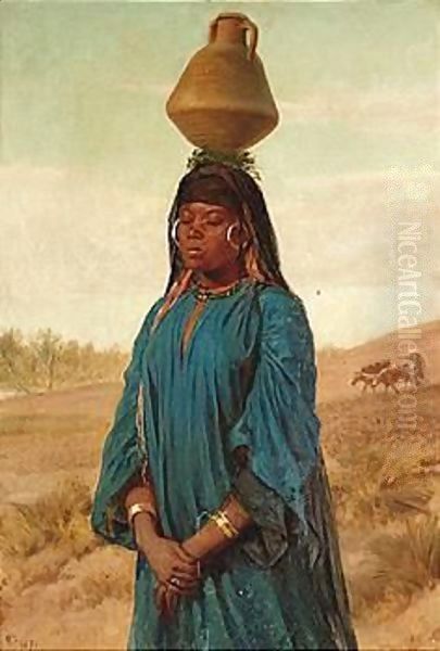 The Water Carrier Oil Painting by Frederick Goodall