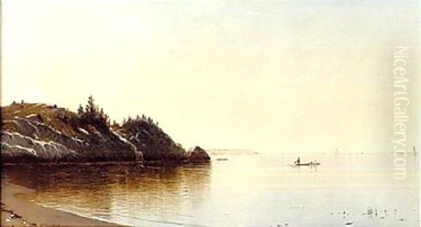 Narragansett bay Oil Painting by Alfred Thompson Bricher