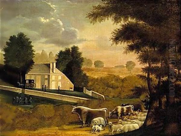 Buckinghamshire Oil Painting by Edward Hicks