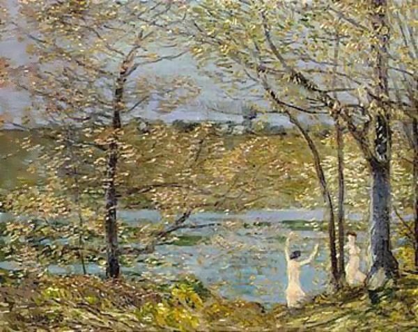 Dryads Oil Painting by Frederick Childe Hassam