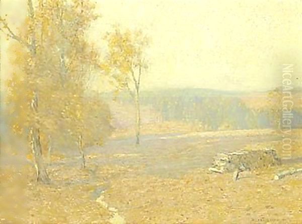 Indian summer Oil Painting by Bruce Crane