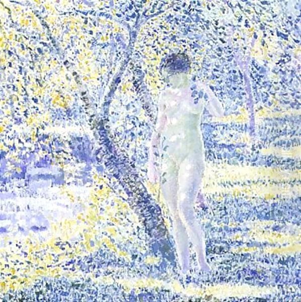 Nude in sunlight Oil Painting by Frederick Carl Frieseke