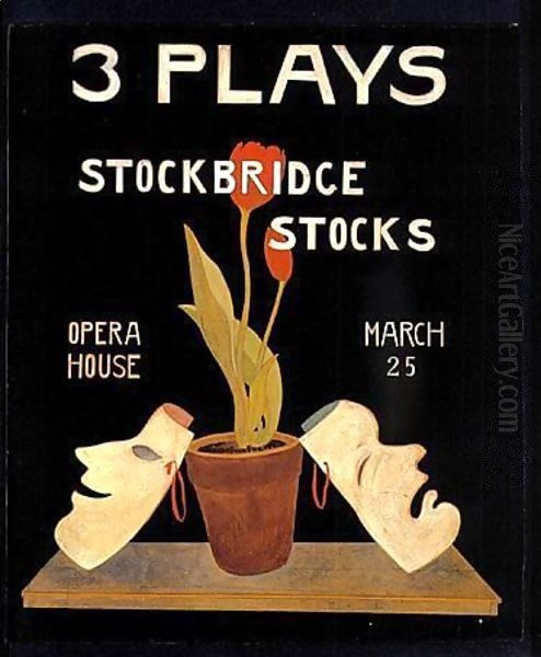 Three plays-stockbridge Oil Painting by Charles Demuth