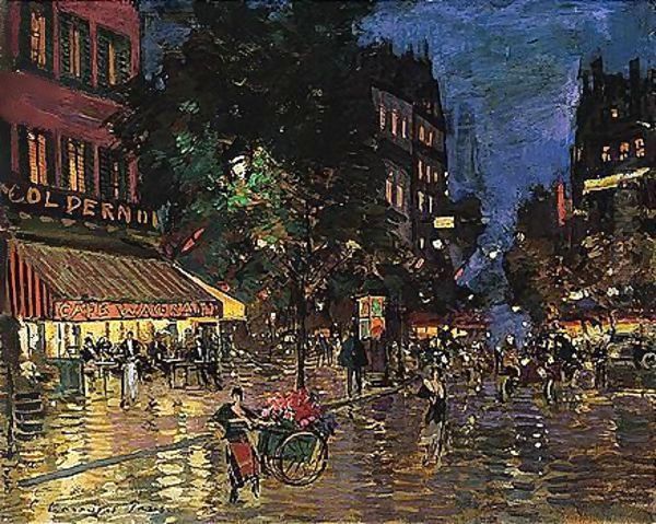 Paris 2 Oil Painting by Konstantin Alexeievitch Korovin