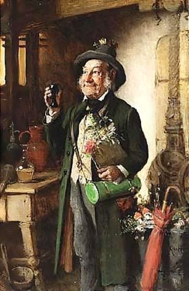 The Botanist Oil Painting by Hermann Kern