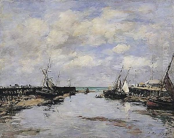 Trouville 4 Oil Painting by Eugene Boudin