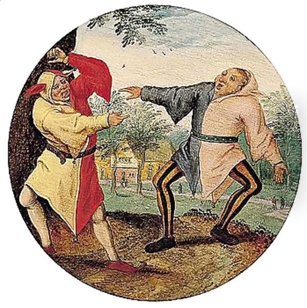 The Fools Oil Painting by Pieter The Younger Brueghel