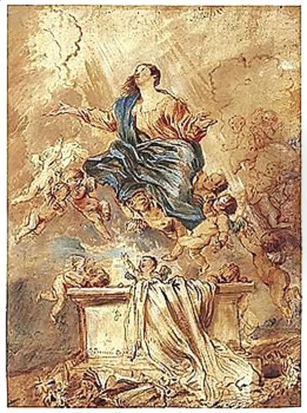 The Assumption Oil Painting by Giovanni Benedetto Castiglione