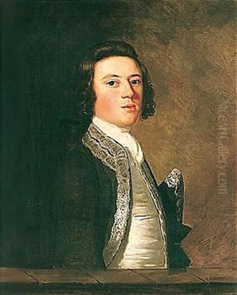 Portrait Of Paul Henry Ourry (1718-1783) Oil Painting by Sir Joshua Reynolds