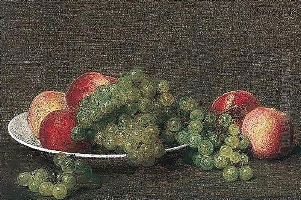 Still life Oil Painting by Ignace Henri Jean Fantin-Latour