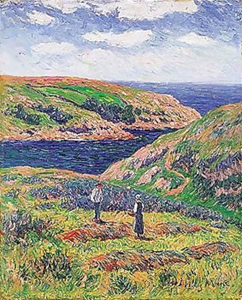 Landscape Oil Painting by Henri Moret