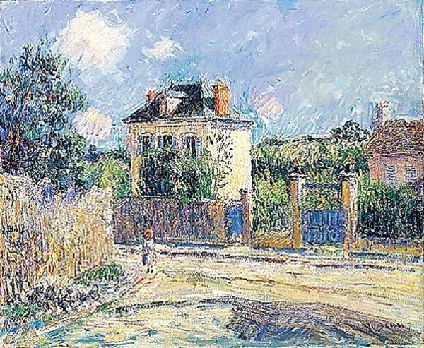 Vue de pontoise Oil Painting by Gustave Loiseau