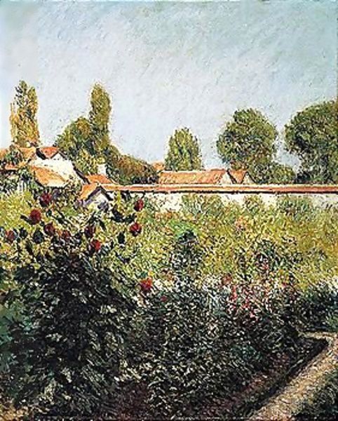 Garden 2 Oil Painting by Gustave Caillebotte