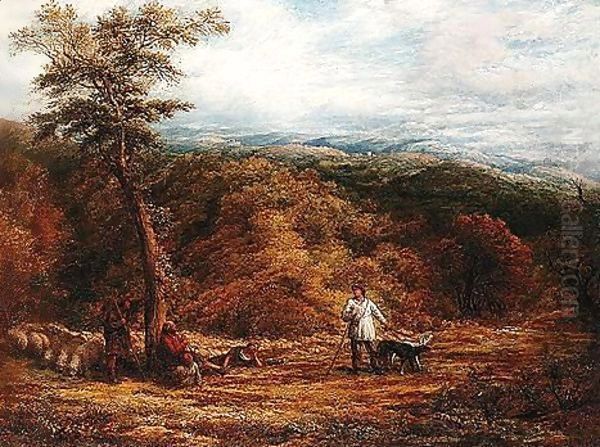 The Rest Oil Painting by John Linnell