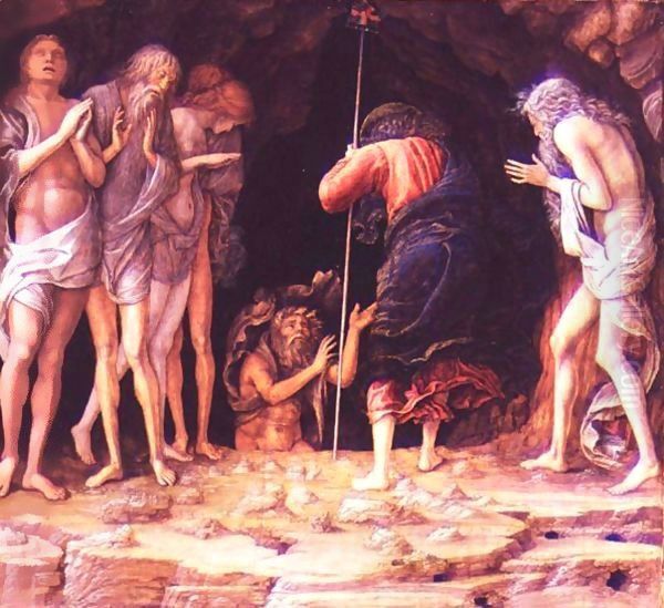 Descent Into Limbo Oil Painting by Andrea Mantegna