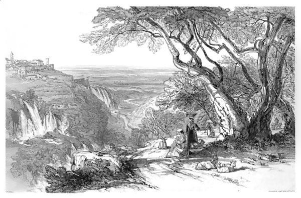 Views In Rome And Its Environs. Drawn From Nature And On Stone. London T.M. Lean, 1841 Oil Painting by Edward Lear