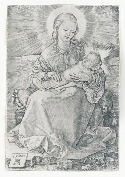 La Vergine Con Il Bambino In Fasce. 1520 Oil Painting by Albrecht Durer