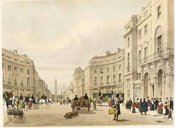 London Oil Painting by Thomas Shotter Boys