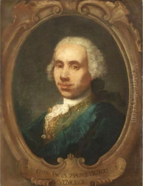 Ritratto Del Pittore Francesco Zugno Oil Painting by Alessandro Longhi