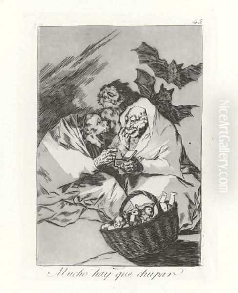 Los Caprichos 4 Oil Painting by Francisco De Goya y Lucientes