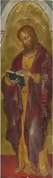 Saint Matthew Oil Painting by Gentile Da Fabriano