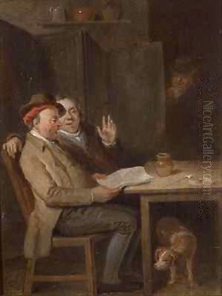 The Duet Oil Painting by Edward Bird