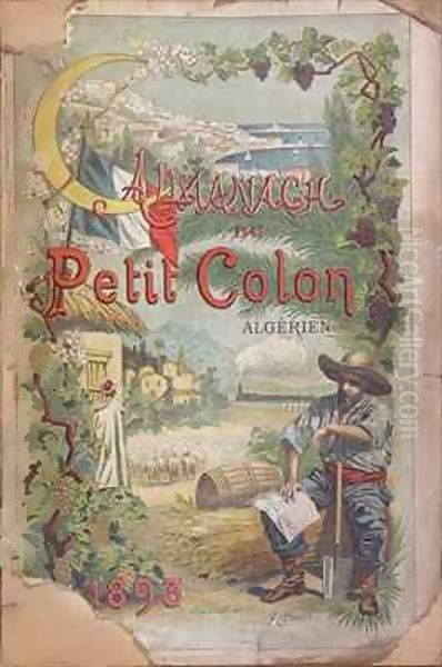 Almanac of 'Le Petit Colon Algerien' Oil Painting by Alphonse Birck