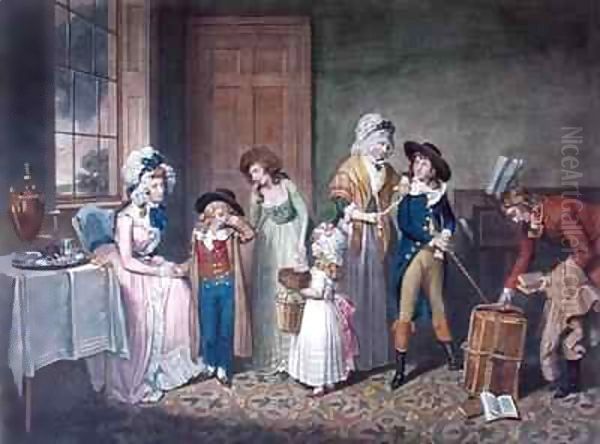 Black Monday, or The Departure for School 2 Oil Painting by William Redmore Bigg