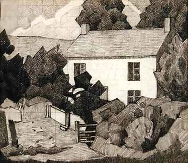 The White House Oil Painting by Robert Polhill Bevan