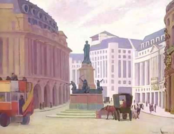 Aldwych Oil Painting by Robert Polhill Bevan