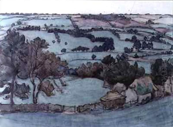 Rosemary, Devon Oil Painting by Robert Polhill Bevan